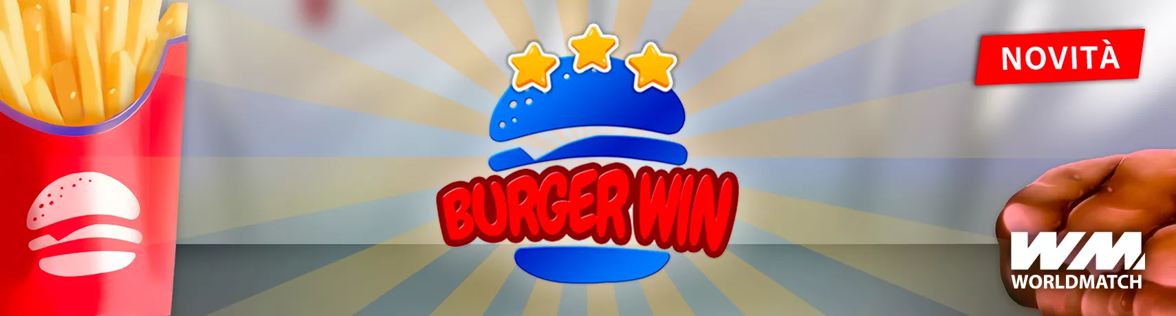 Imagen del banner principal de Burger Win.